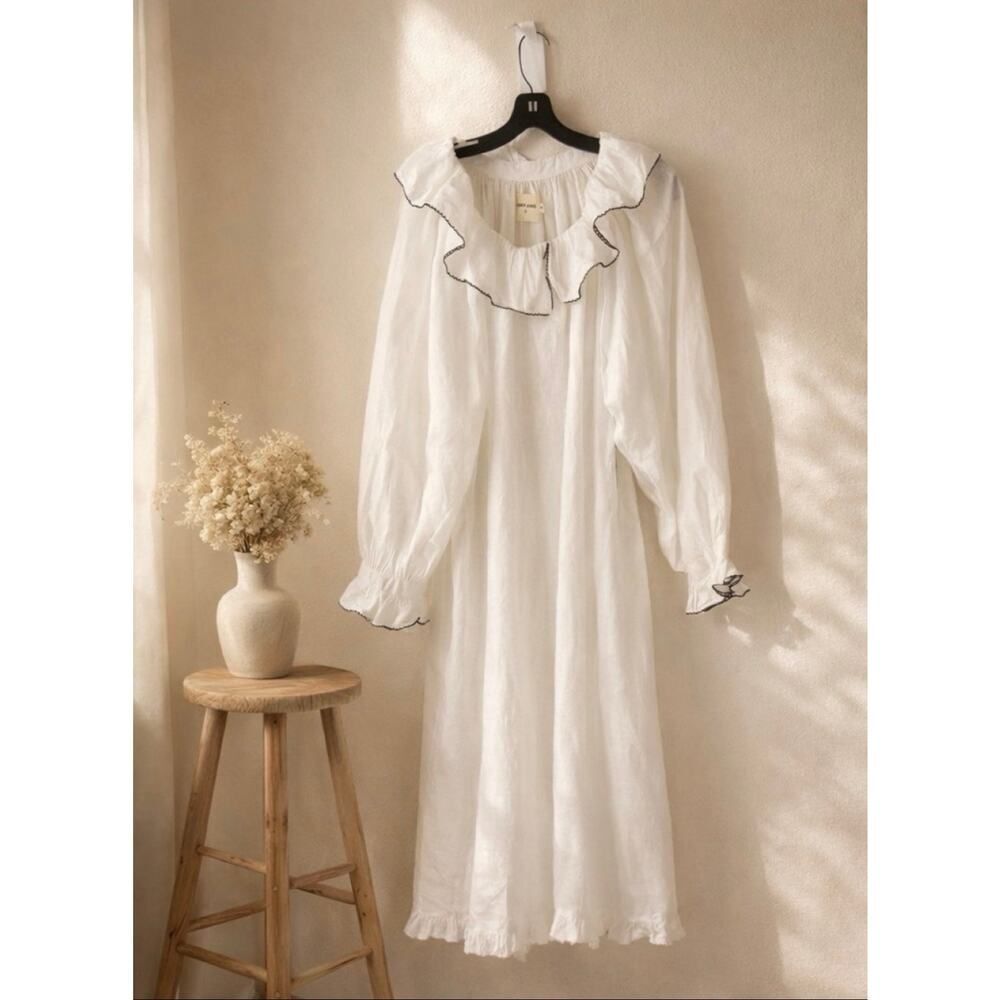 Rudy Jude Gauze Dusk Dress White Size M — image 3 of 6